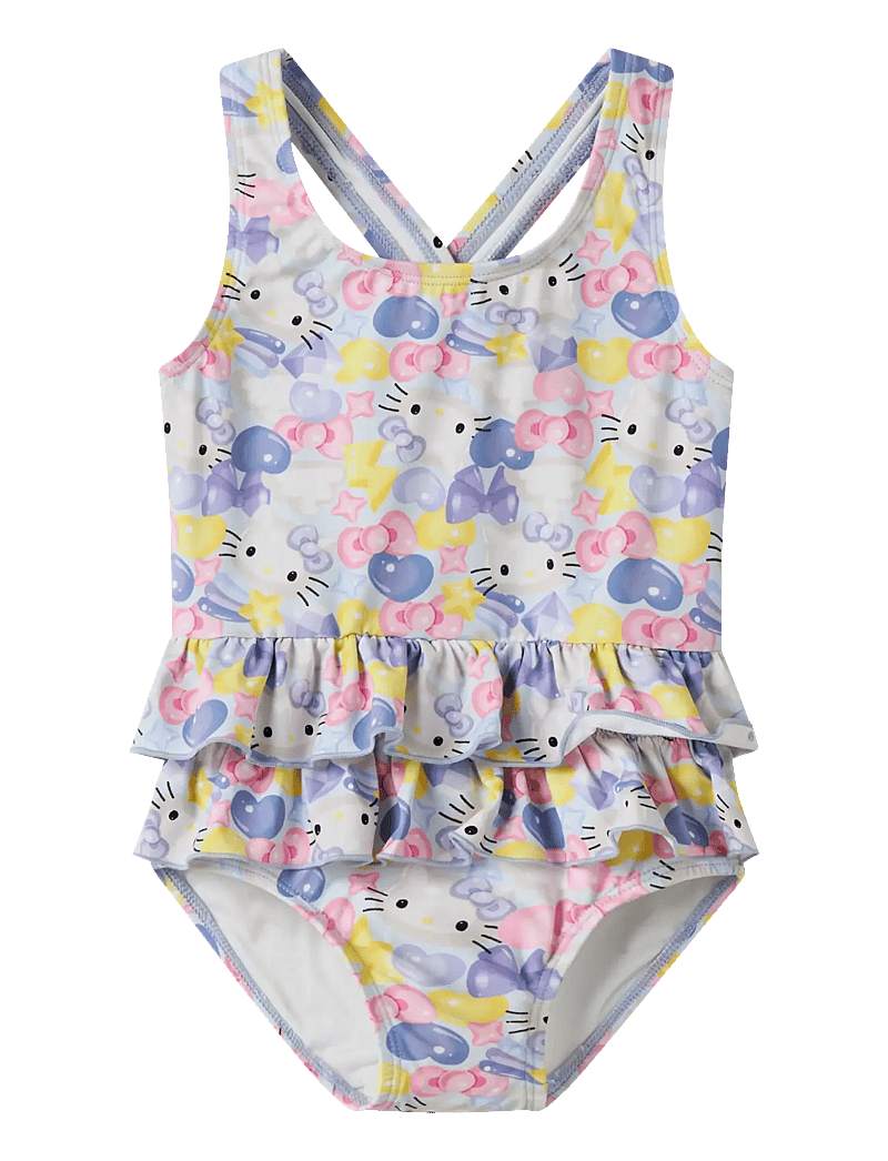 name it - NMFMINE HELLOK SWIMSUIT SKY - badeanzüge - ancient water - 0