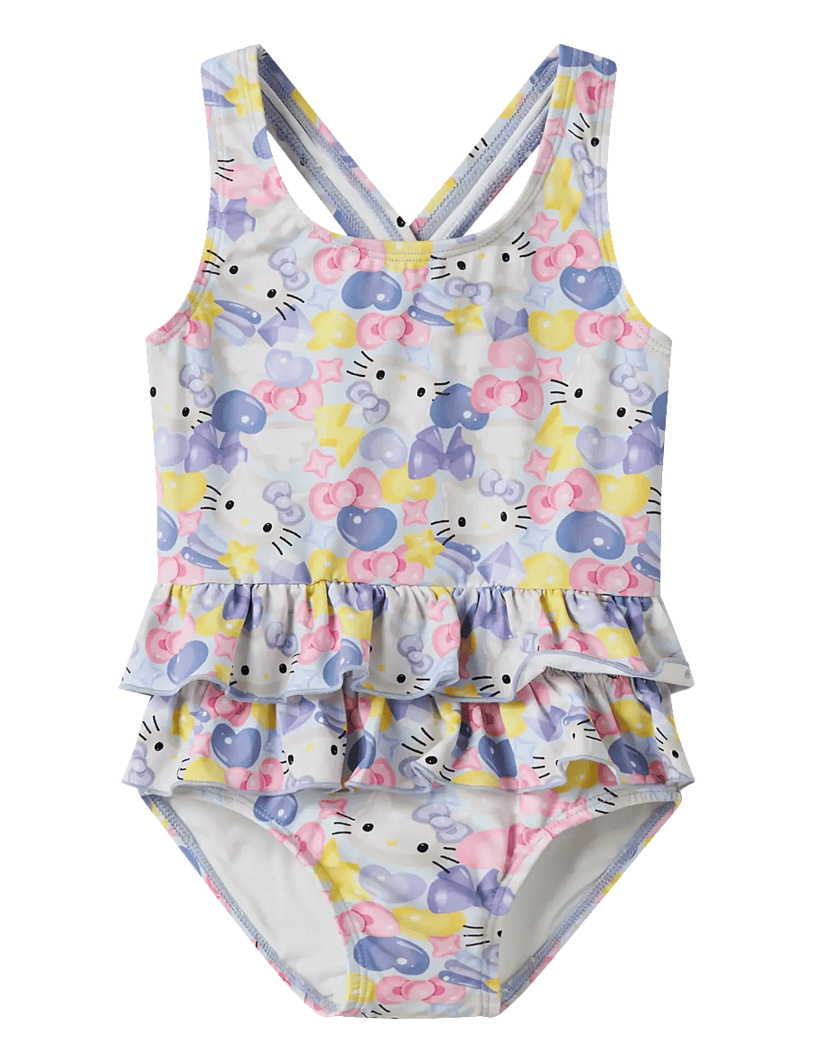 name it - NMFMINE HELLOK SWIMSUIT SKY - badeanzüge - ancient water - 0