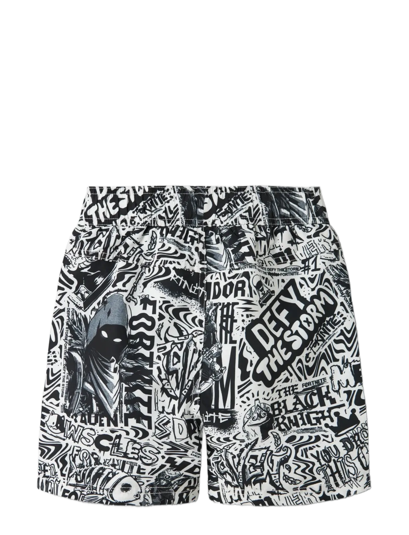 name it - NKMMARKI FORTNITE SWIMSHORTS BFU - badehosen - bright white - 1