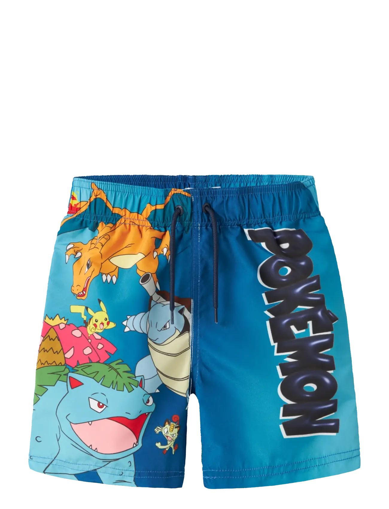 name it NKMMANUEL POKEMON SWIMSHORTS SKY - Badetøj - ATOMIC BLUE / blue
