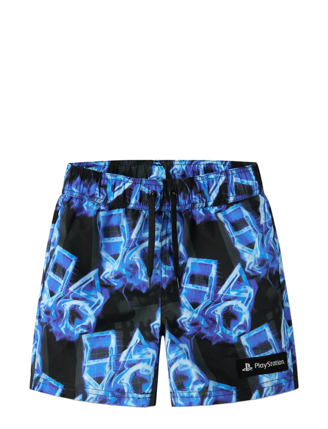 name it - NKMMATHEO PS SWIMSHORTS BFU - ujumispüksid - black - 2