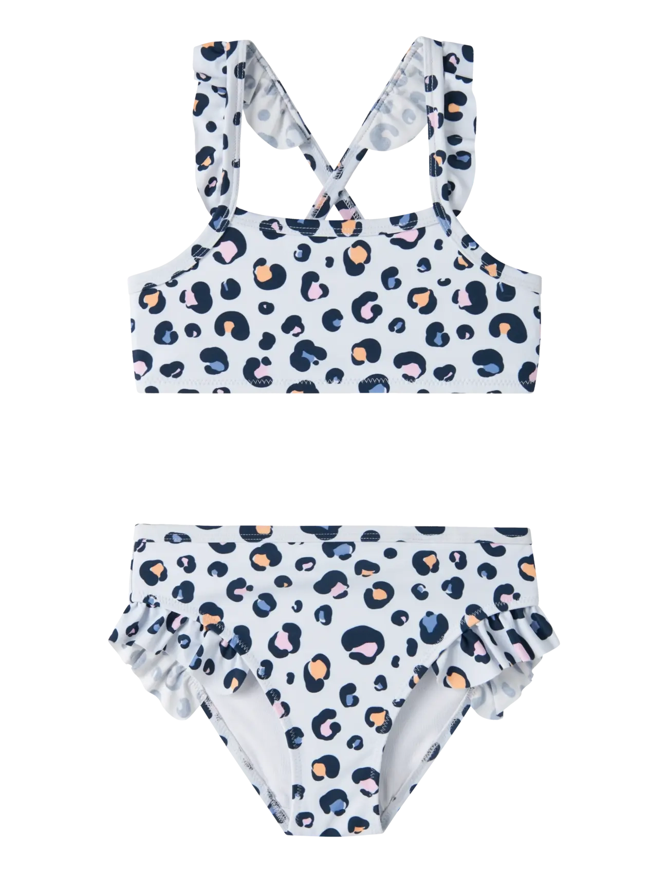 name it Nmfzanimal Bikini, 86-92, Bademode, Weiß - Bikinis, Kinder