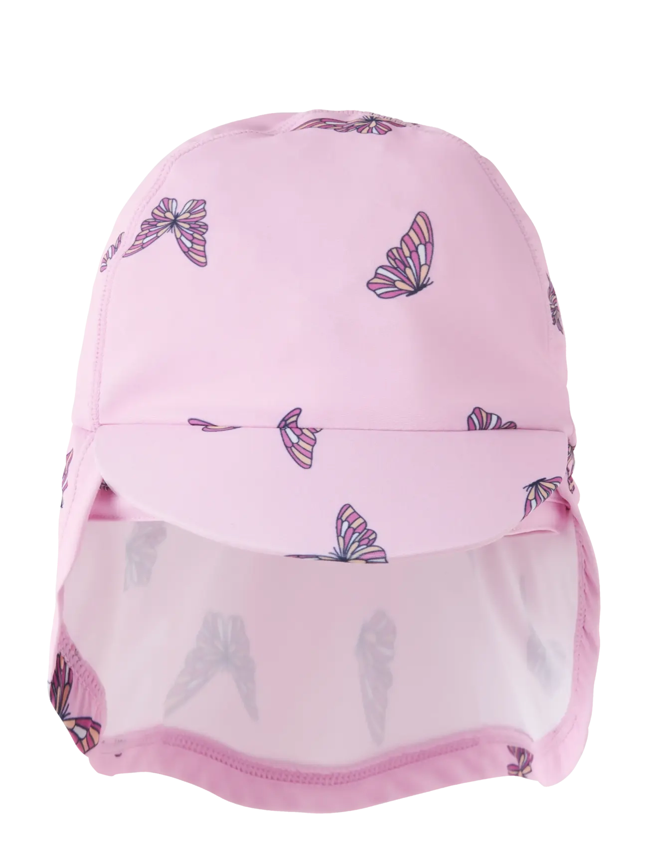 name it Nmfzippa Uv Swim Hat, Børn, UV Svømmehat Med Nakkeklap, Pink, Str: 51-52