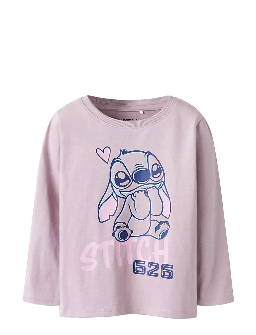 name it - NMFVOSLA STITCH LS TOP WDI - langärmelig - keepsake lilac - 2
