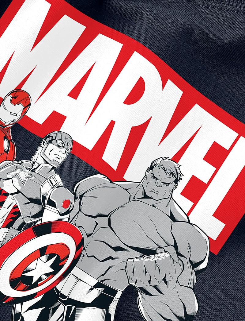 name it - NMMVODIS MARVEL LS TOP MAR - langærmede t-shirts - navy blazer - 3