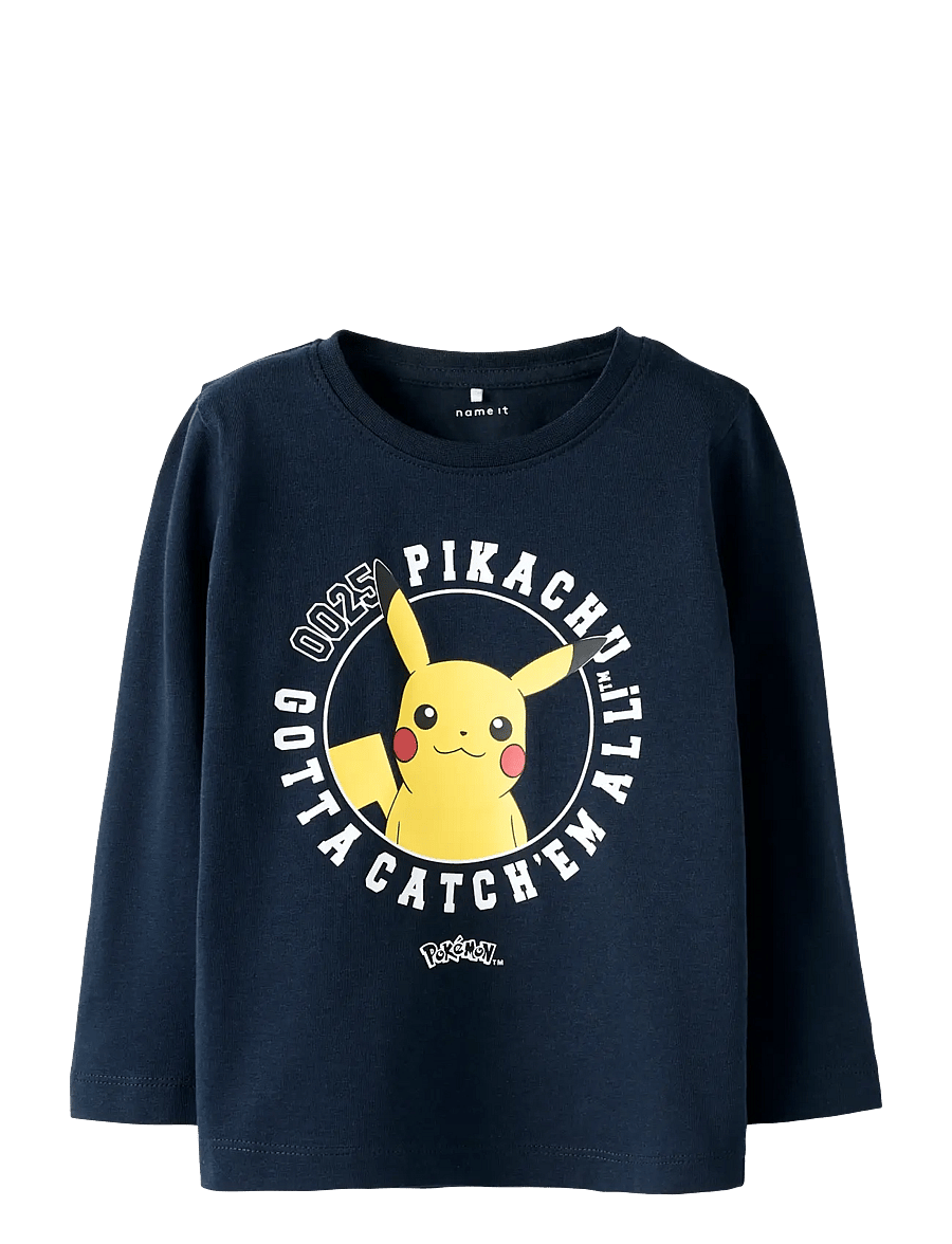 name it - NMMVOSRIC POKEMON LS TOP SKY - langærmede t-shirts - navy blazer - 1