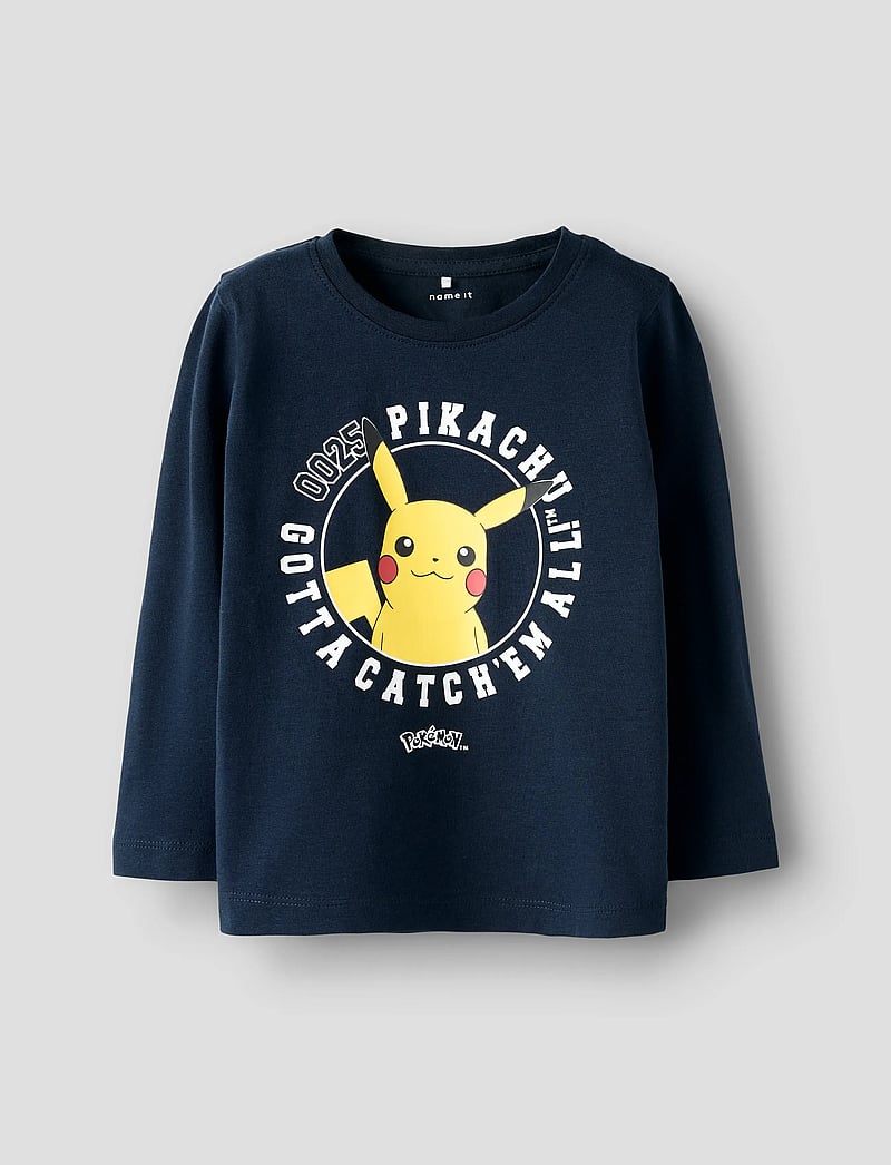name it - NMMVOSRIC POKEMON LS TOP SKY - langärmelig - navy blazer - 0