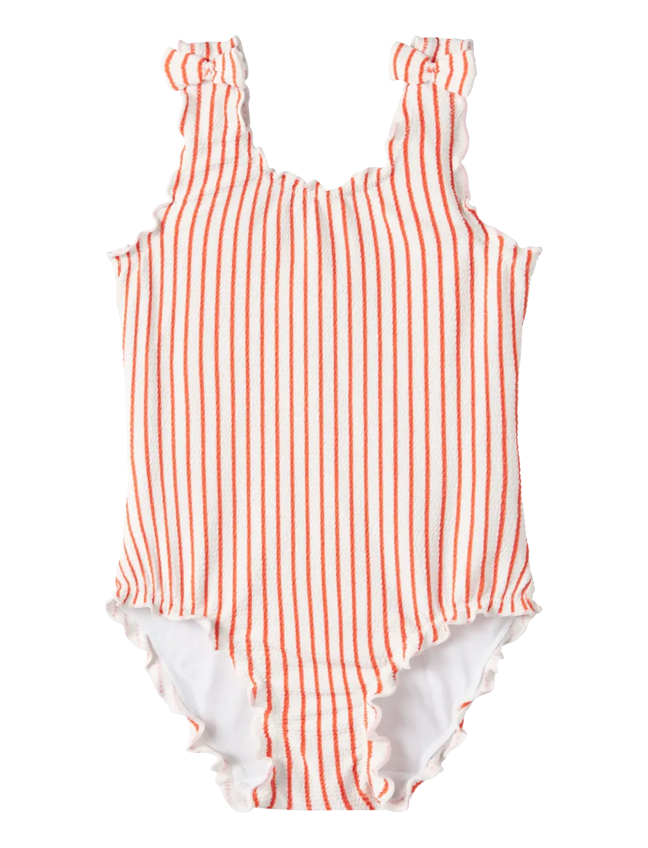 name it NMFZIKKA SWIMSUIT - Riided - GRENADINE / white
