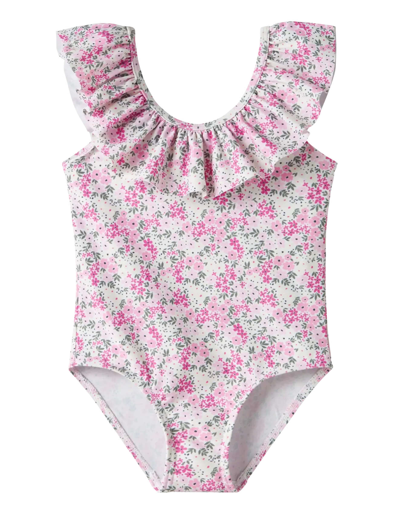 name it NMFZOLEA SWIMSUIT - Name it - BRIGHT WHITE / pink/rose