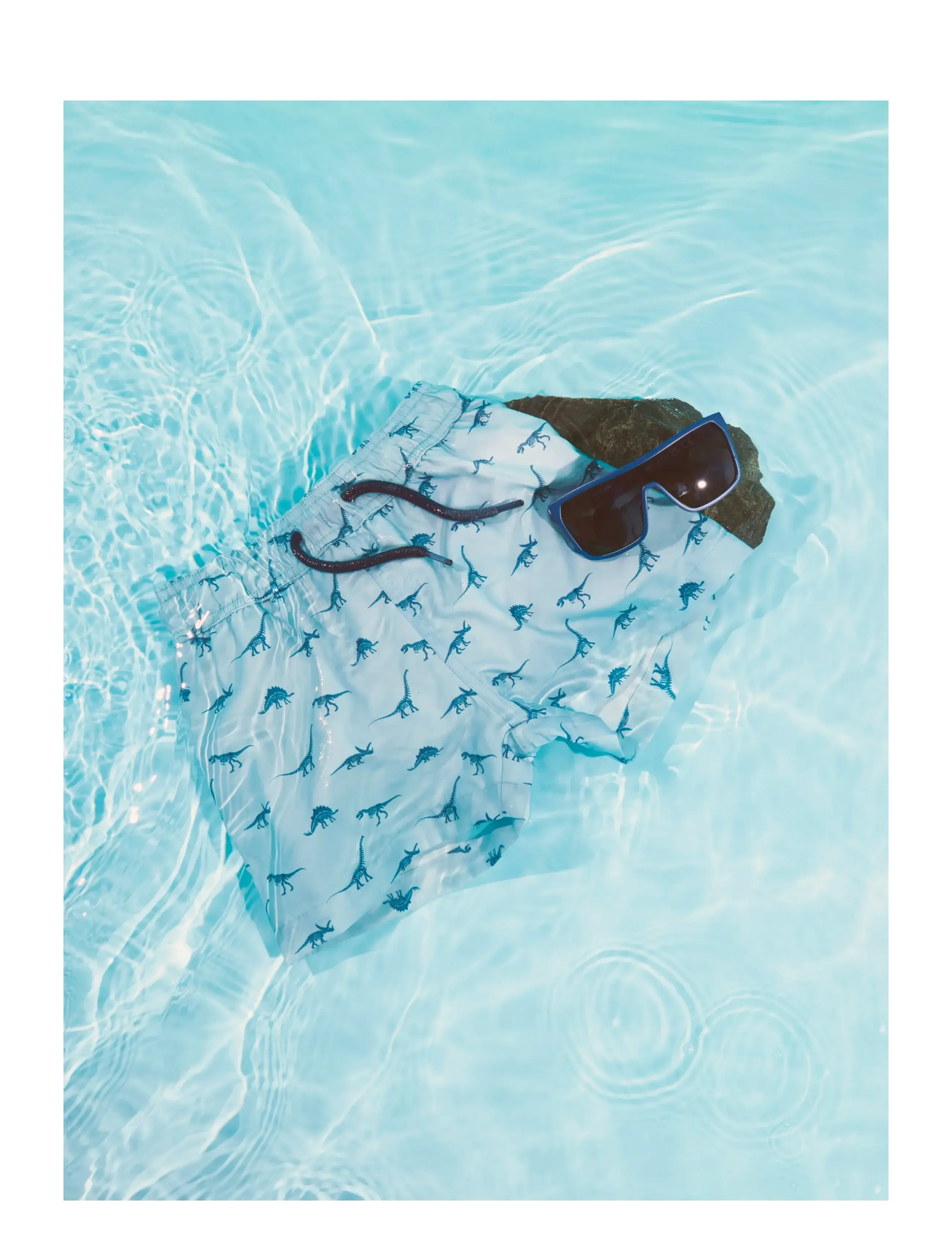 name it - NMMZUNE SWIM SHORTS BOX - swimshorts - blue fog - 2
