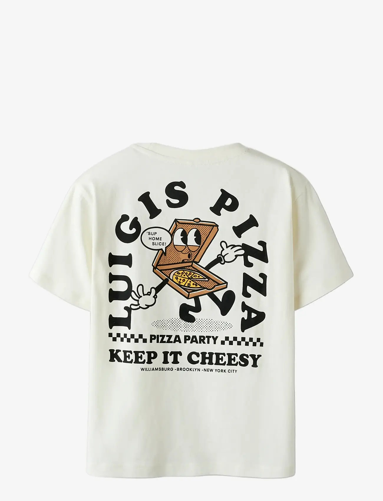 name it - NKMKURT SS NREG TOP - kortærmede t-shirts - egret - 1