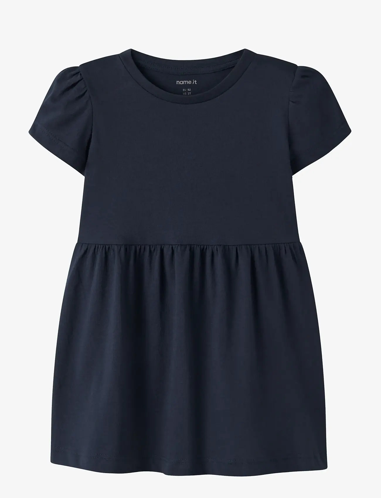 name it - NMFVIVIA SS DRESS NOOS - lühikeste varrukatega beebi kleidid - dark sapphire - 0