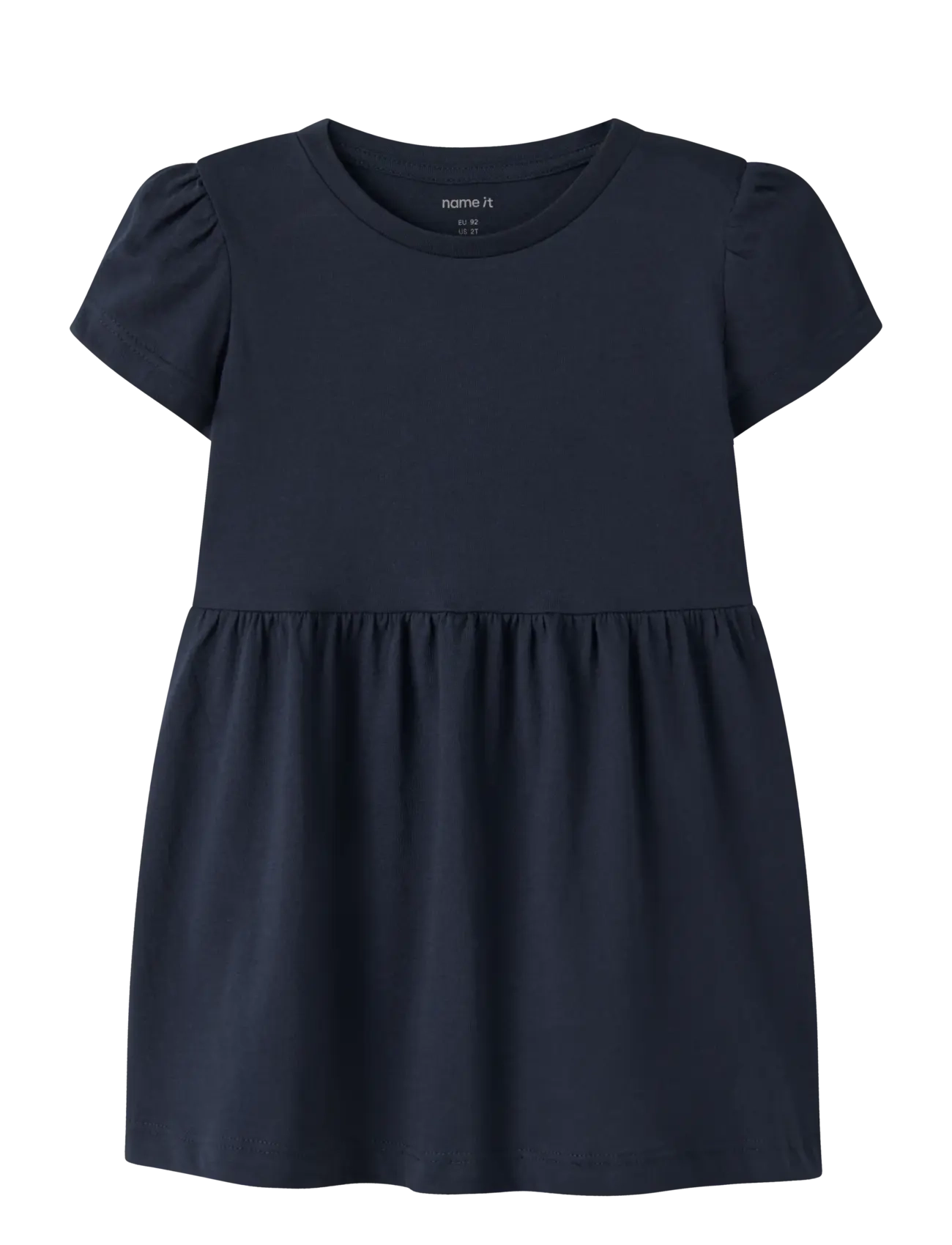 name it NMFVIVIA SS DRESS NOOS - Kinder 98-134 - DARK SAPPHIRE / navy