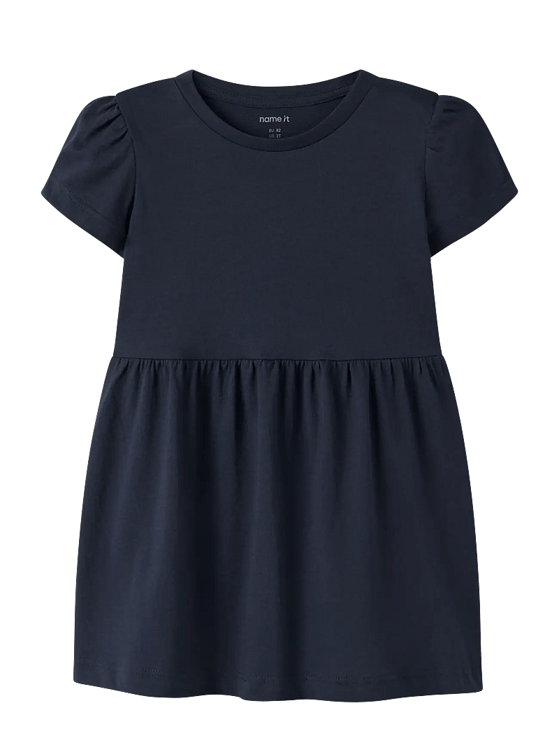 name it - NMFVIVIA SS DRESS NOOS - lühikeste varrukatega beebi kleidid - dark sapphire - 0
