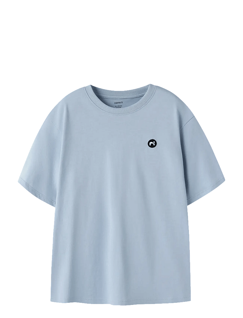 name it - NKMVIMO SS NREG TOP NOOS - lühikeste varrukatega t-särgid - blue fog - 0