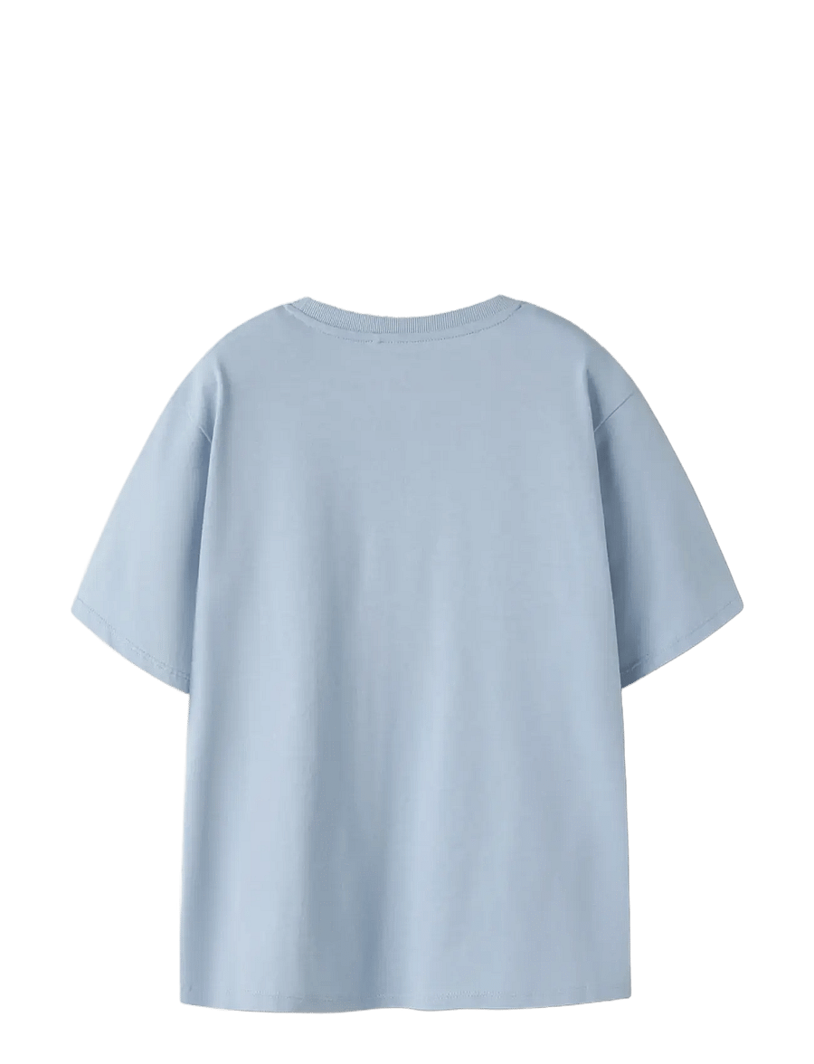 name it - NKMVIMO SS NREG TOP NOOS - kortärmade t-shirts - blue fog - 1