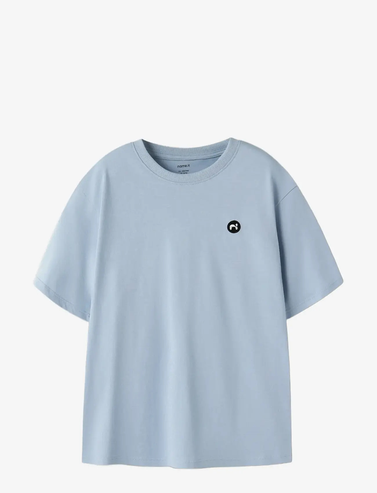 name it - NKMVIMO SS NREG TOP NOOS - lühikeste varrukatega t-särgid - blue fog - 2