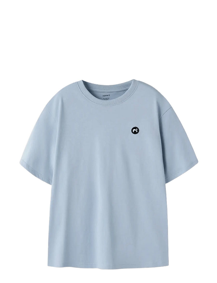 name it - NKMVIMO SS NREG TOP NOOS - kortärmade t-shirts - blue fog - 2