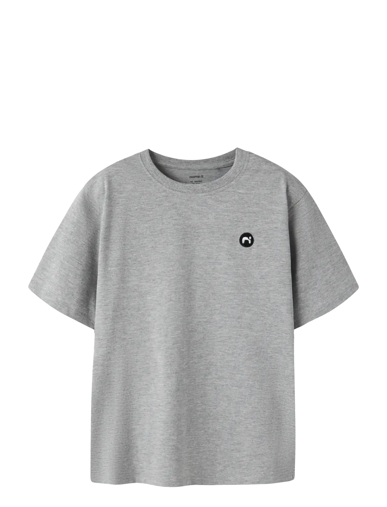 name it NKMVIMO SS NREG TOP NOOS - Topit ja T-paidat - GREY MELANGE / grey