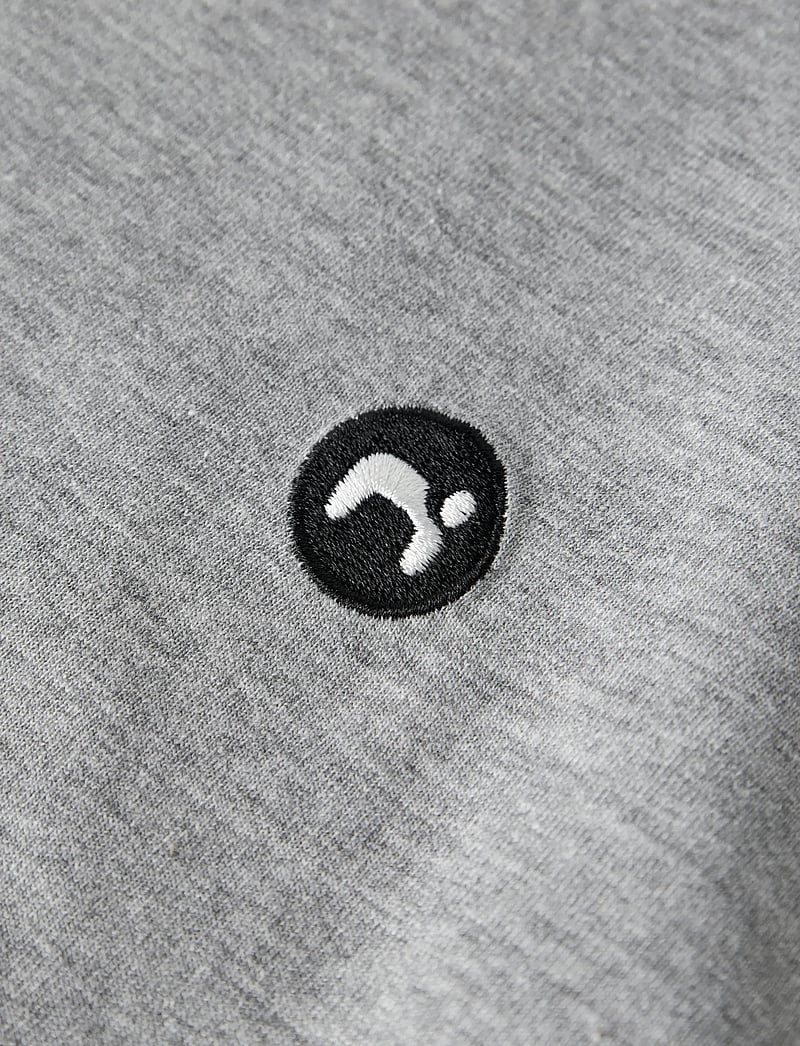 name it - NKMVIMO SS NREG TOP NOOS - lühikeste varrukatega t-särgid - grey melange - 2