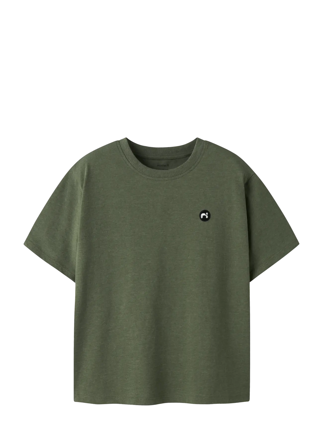 name it NKMVIMO SS NREG TOP NOOS - Teens 9-14 år - RIFLE GREEN / khaki/green