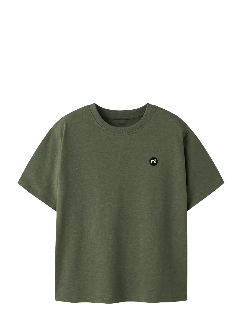 name it - NKMVIMO SS NREG TOP NOOS - kortärmade t-shirts - rifle green - 0