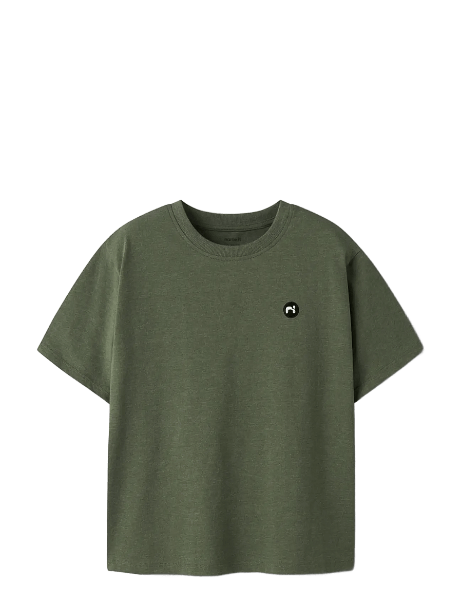 name it - NKMVIMO SS NREG TOP NOOS - kurzärmelige - rifle green - 2