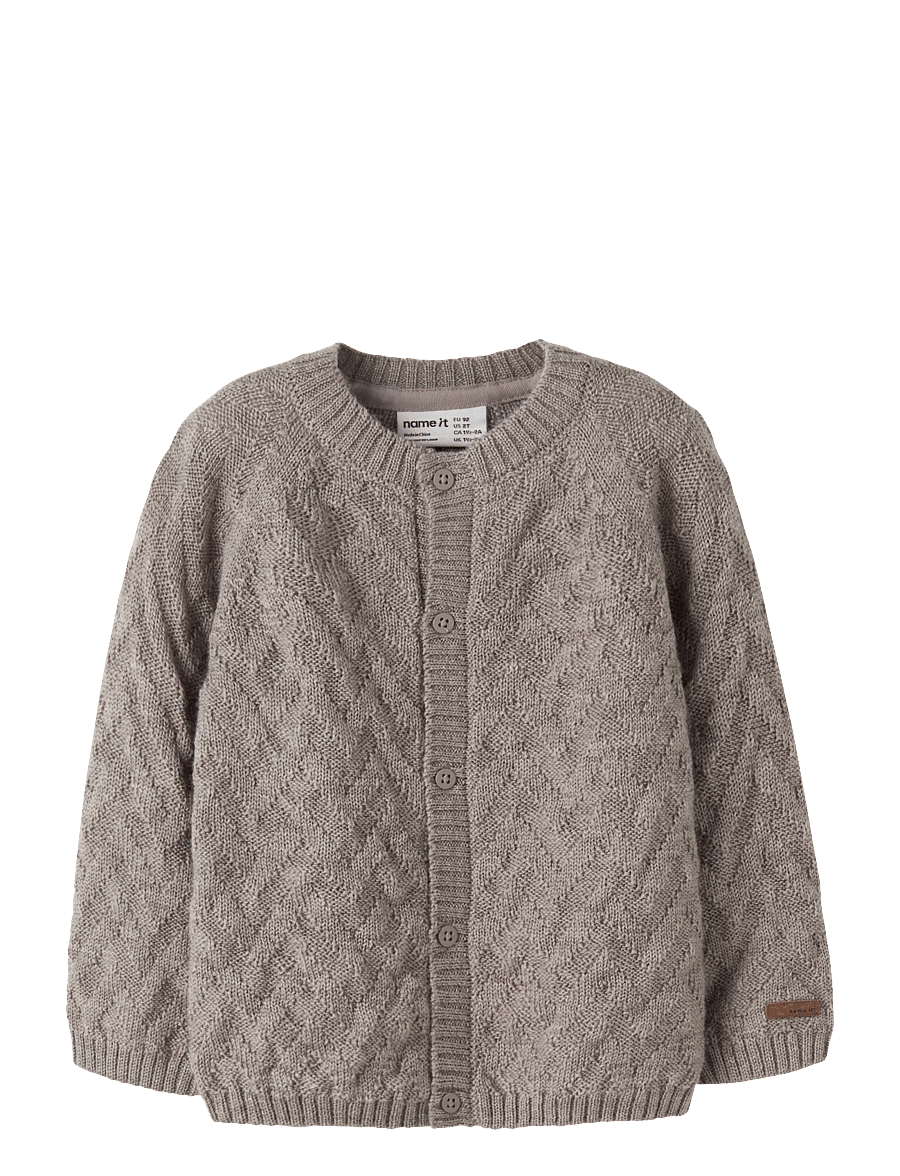 name it - NMNWRUNI LS KNIT CARD - koftor - satellite - 0