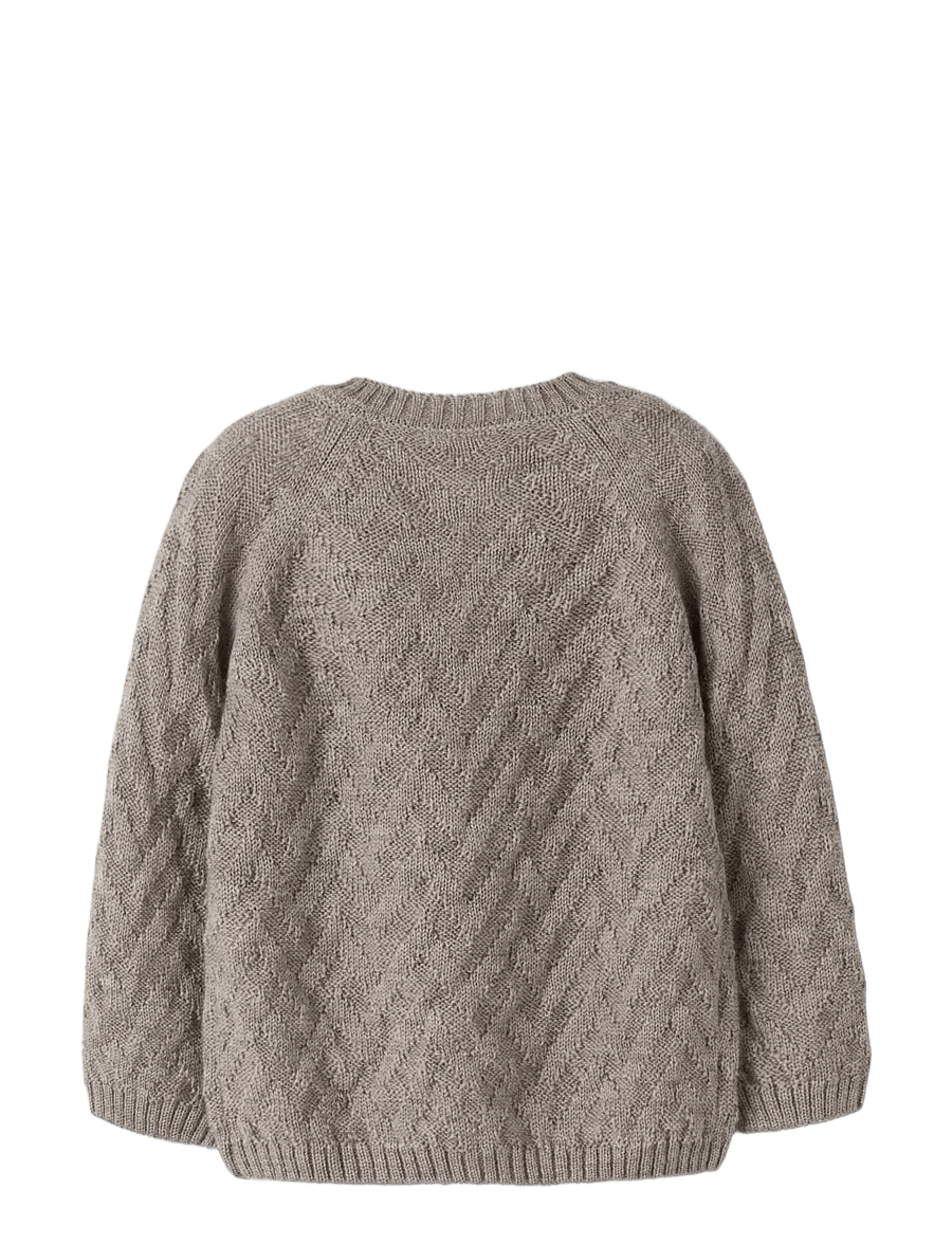 name it - NMNWRUNI LS KNIT CARD - koftor - satellite - 1