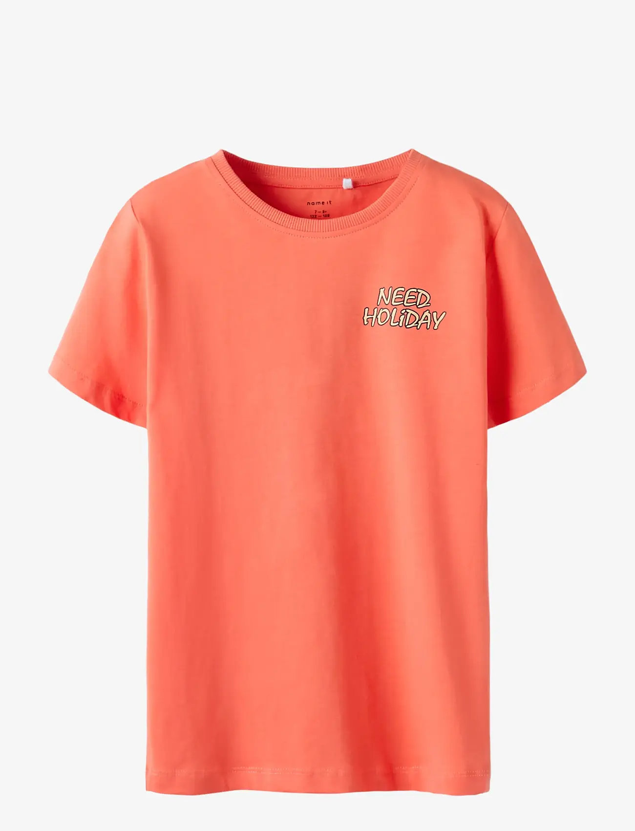 name it - NKMFINLEY SS TOP PS - kortærmede t-shirts - peach echo - 0