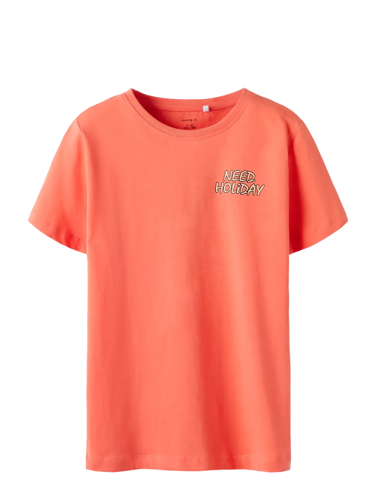 name it NKMFINLEY SS TOP PS - Tops & T-shirts - PEACH ECHO / coral