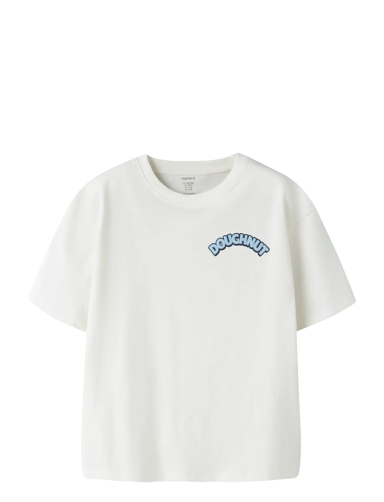 name it NKMFOXE SS RLX TOP PS - Overdele - CLOUD DANCER / cream