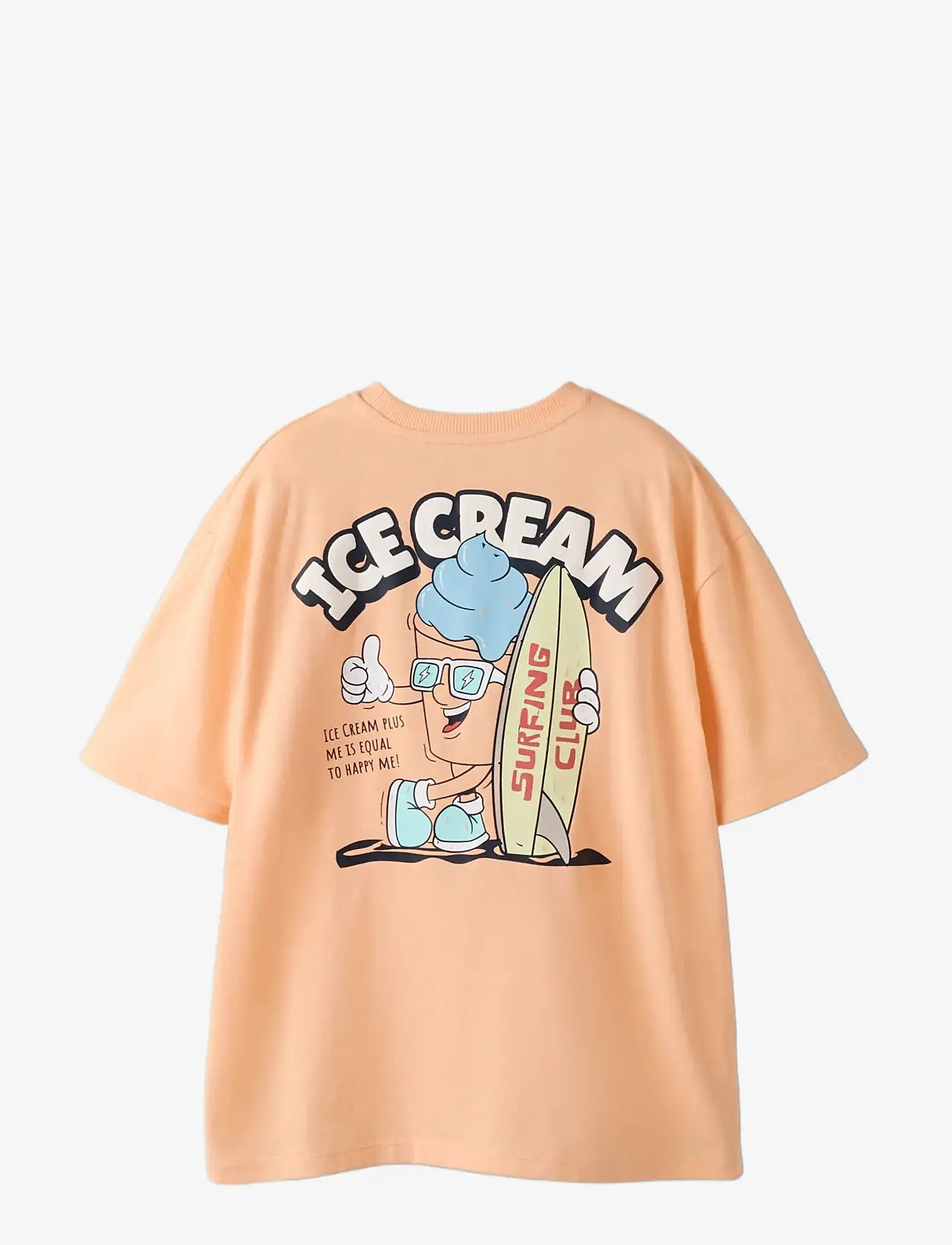 name it - NKMFOXE SS RLX TOP PS - kortærmede t-shirts - peach fuzz - 1