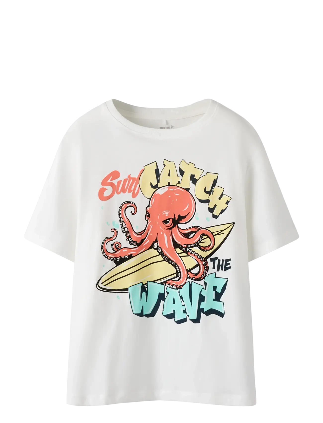 name it NKMFANE SS NREG TOP PS - Overdele - CLOUD DANCER / cream