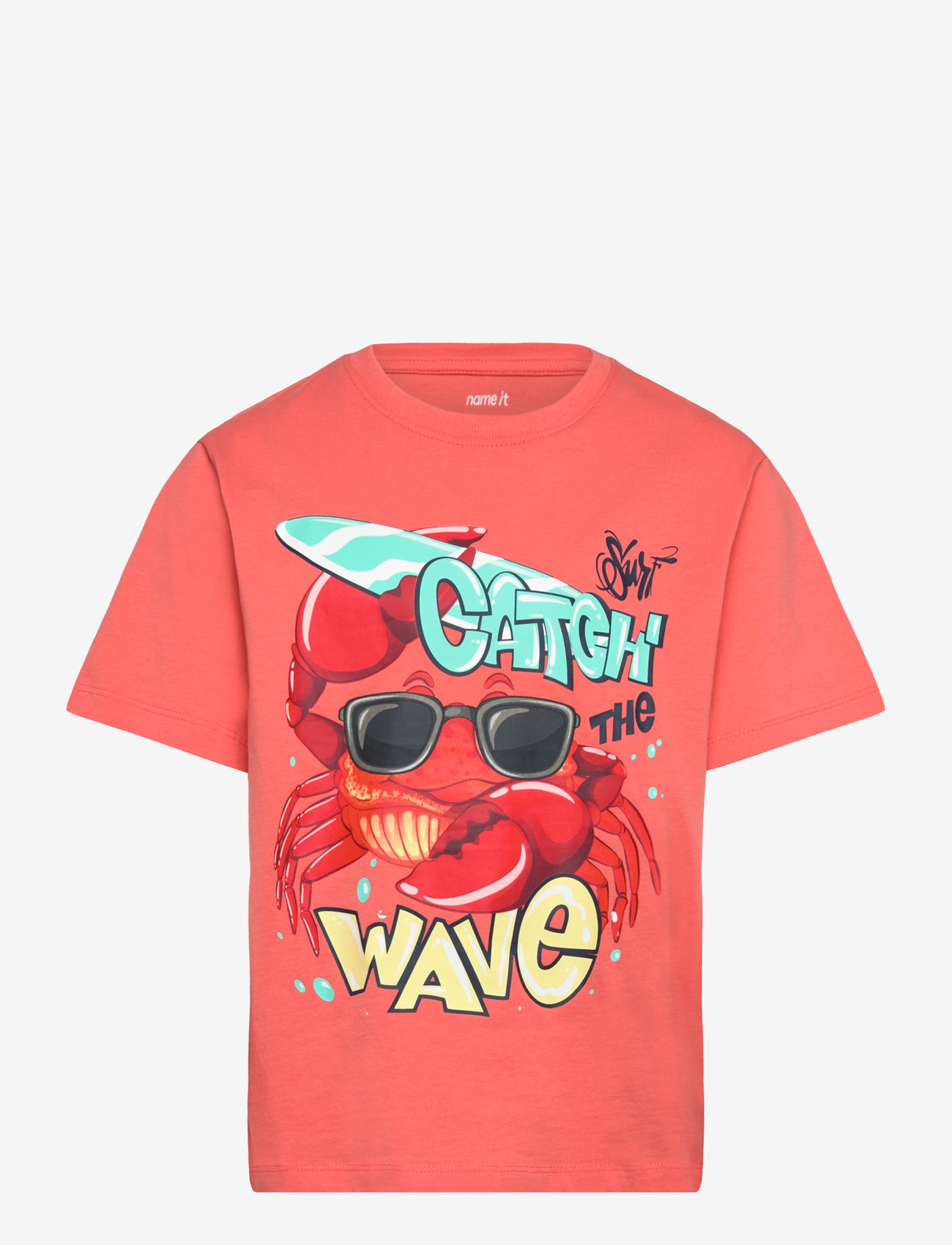 name it - NKMFANE SS NREG TOP PS - kortærmede t-shirts - peach echo - 0