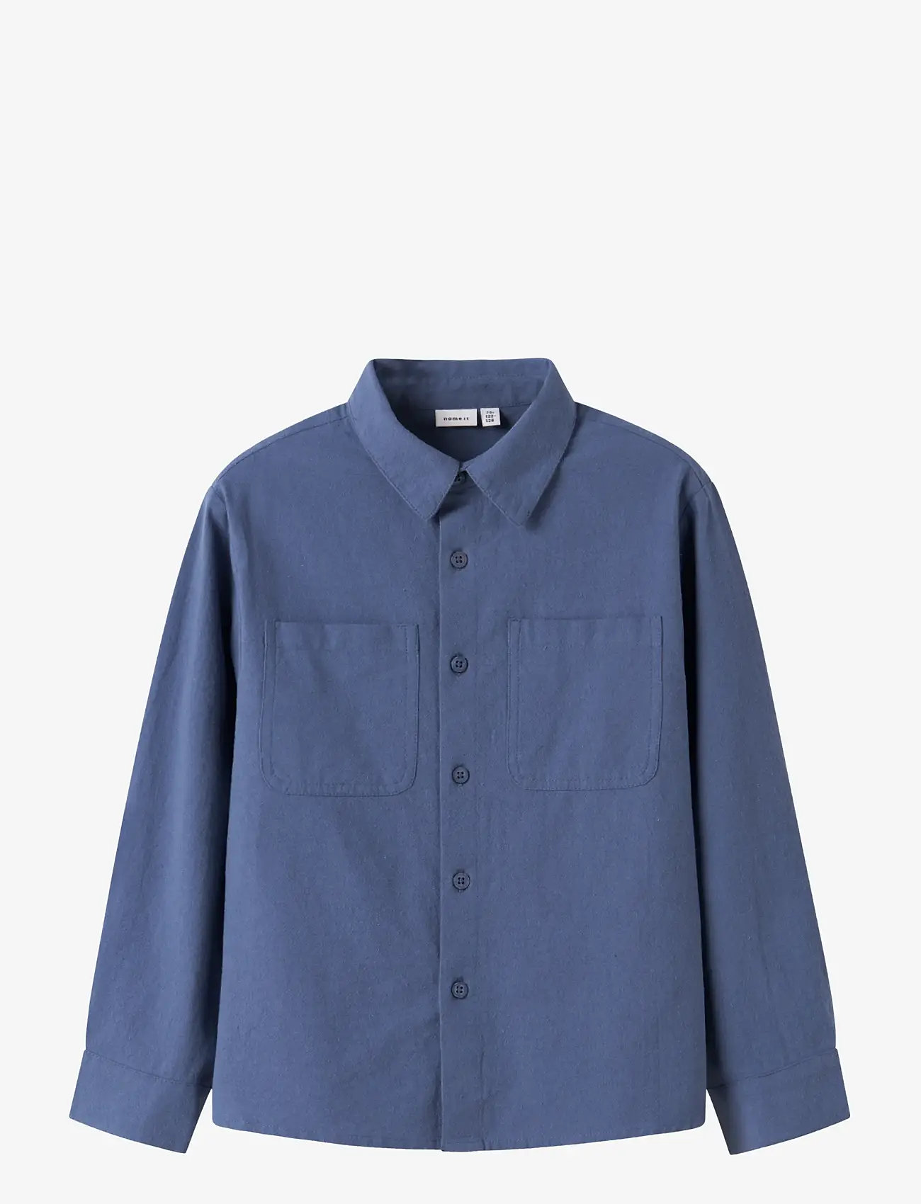 name it - NKMDERIK LS OVERSHIRT - langærmede skjorter - vintage indigo - 1