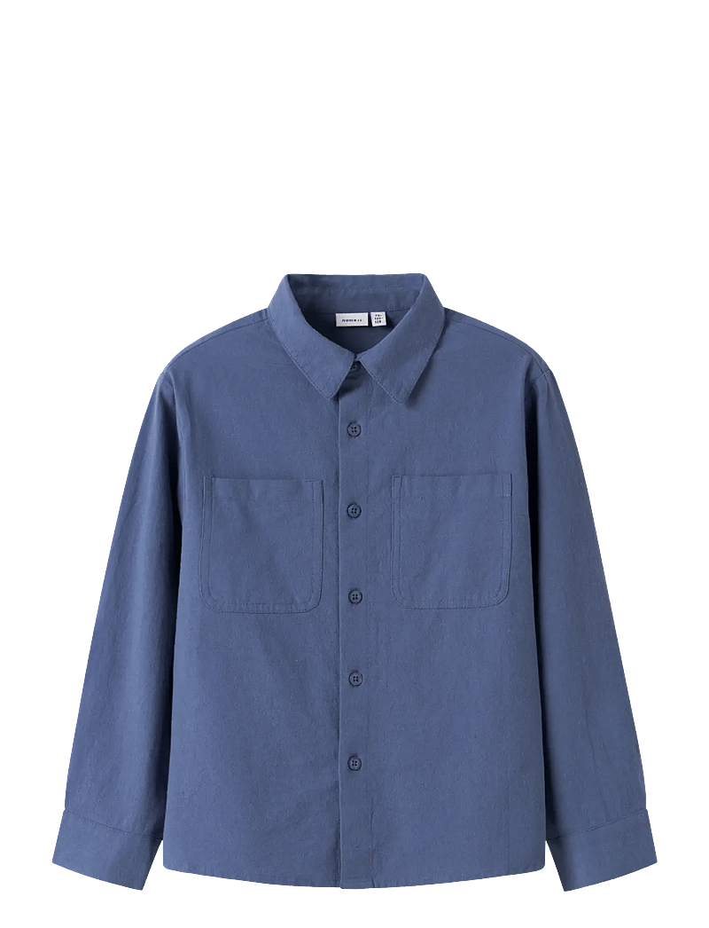 name it - NKMDERIK LS OVERSHIRT - langærmede skjorter - vintage indigo - 1