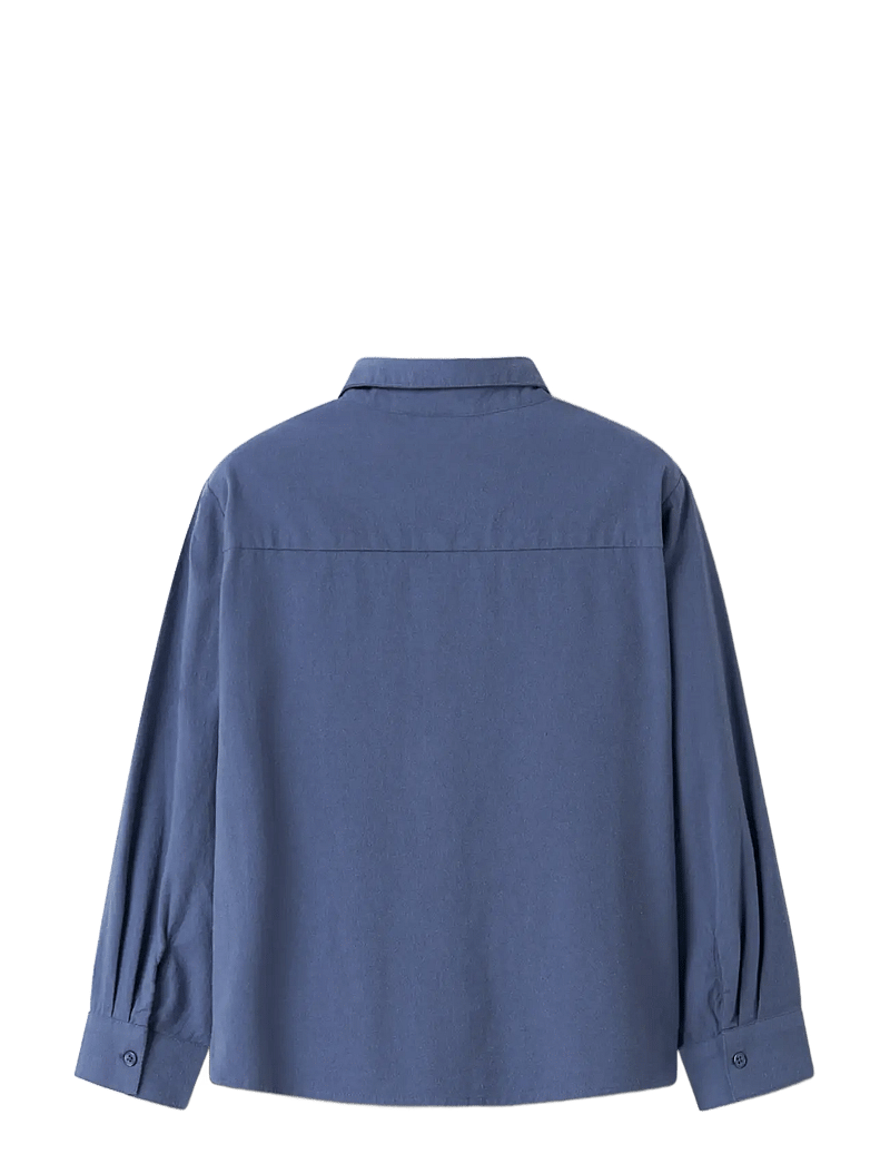 name it - NKMDERIK LS OVERSHIRT - langærmede skjorter - vintage indigo - 2
