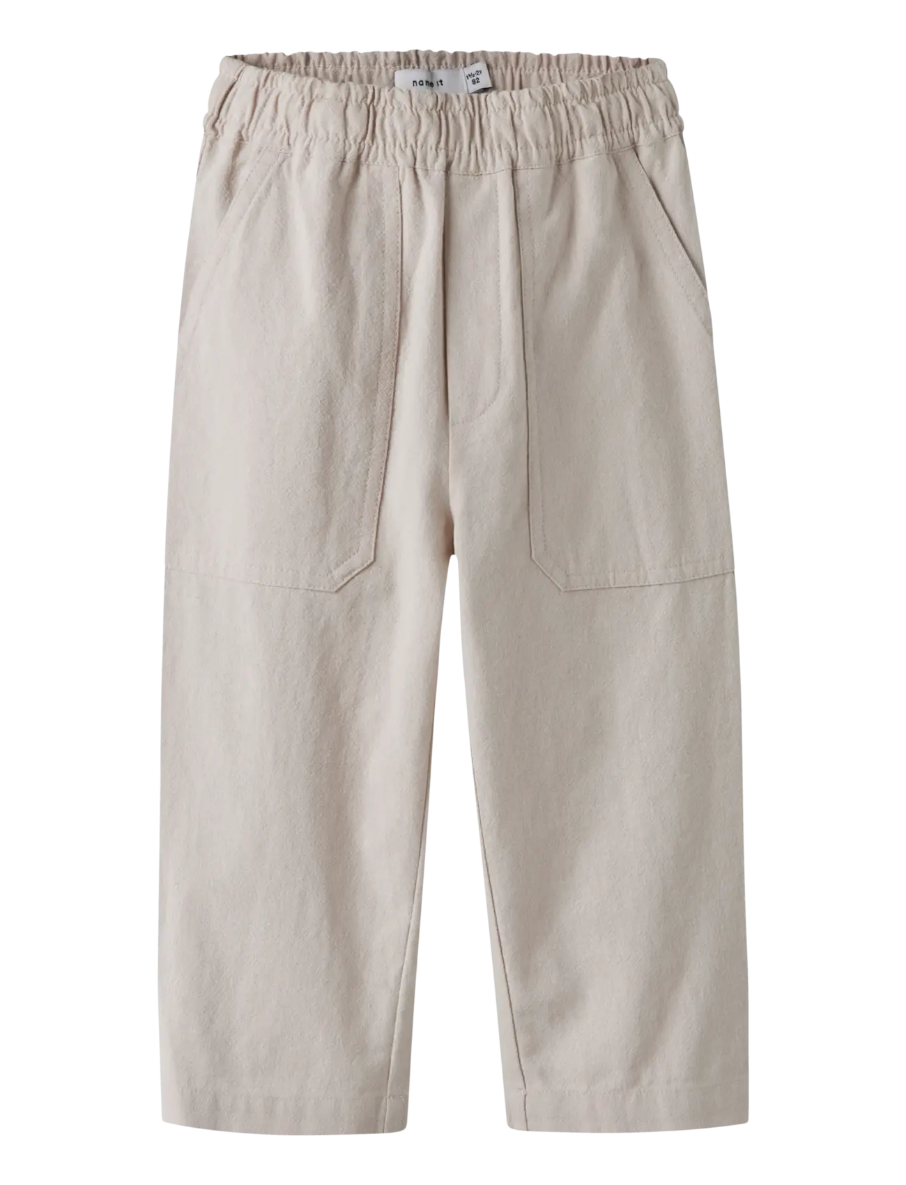 name it NMMDERIK NREG PANT - Kläder - CHATEAU GRAY / beige