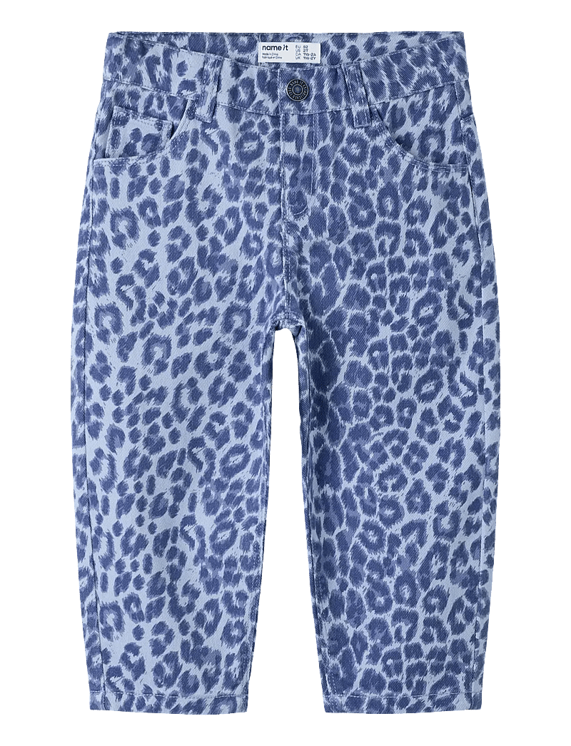 name it - NMFBELLA MOM LEO TWILL PANT 4002-TD F - loose jeans - purple impression - 0