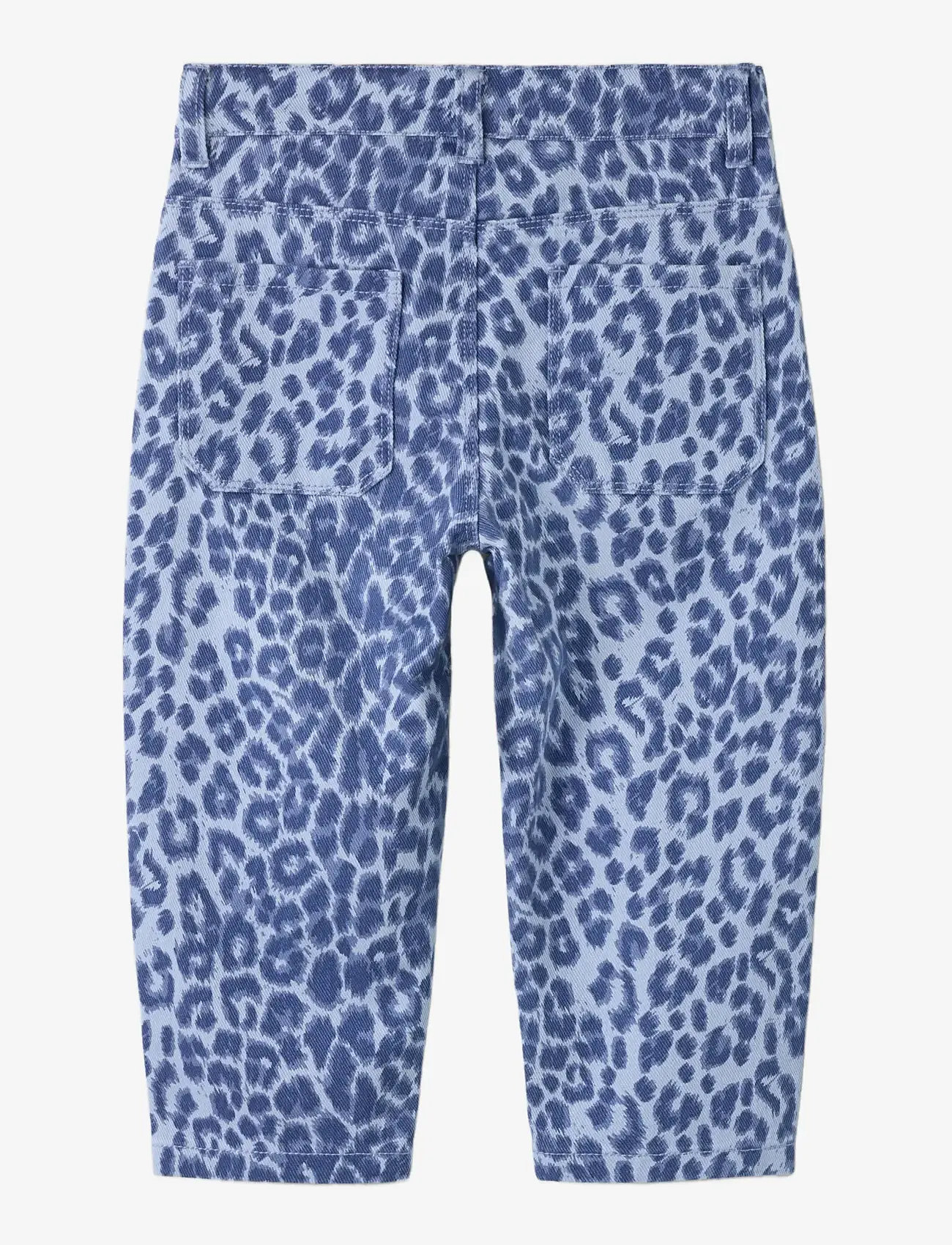 name it - NMFBELLA MOM LEO TWILL PANT 4002-TD F - loose jeans - purple impression - 1