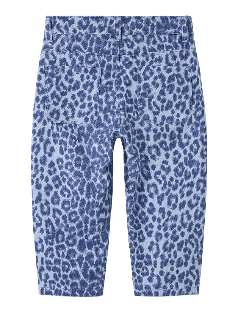 name it - NMFBELLA MOM LEO TWILL PANT 4002-TD F - loose jeans - purple impression - 1