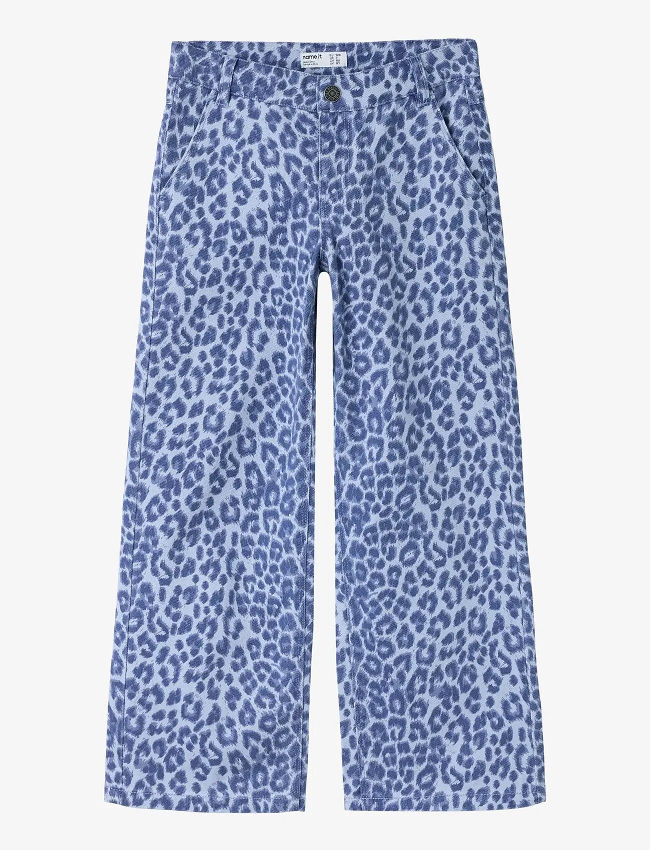 name it - NKFROSE WIDE LEO TWILL PANTS 4002-TD F - laia säärega teksad - purple impression - 0