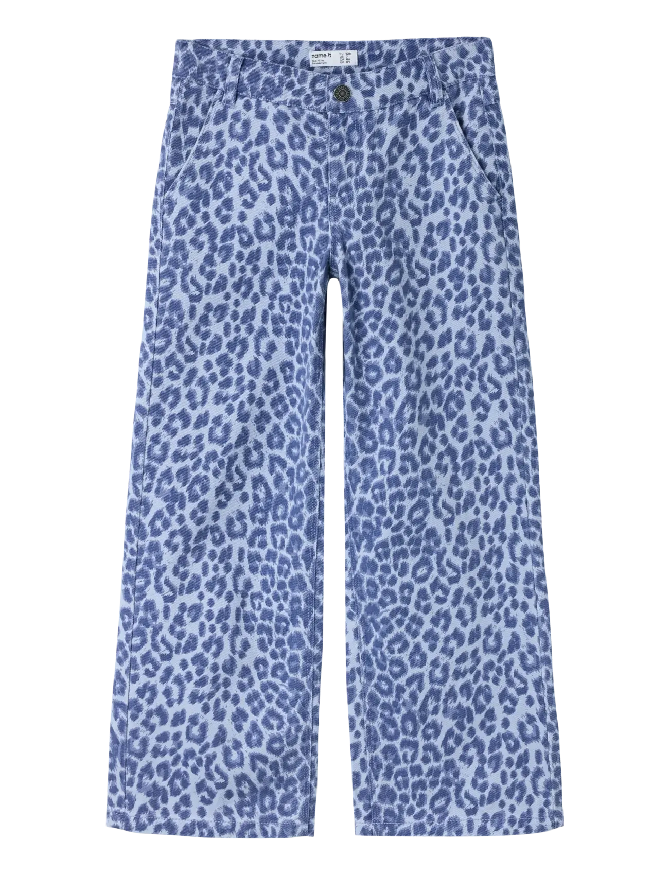 name it NKFROSE WIDE LEO TWILL PANTS 4002-TD F - Neuheiten - PURPLE IMPRESSION / blue