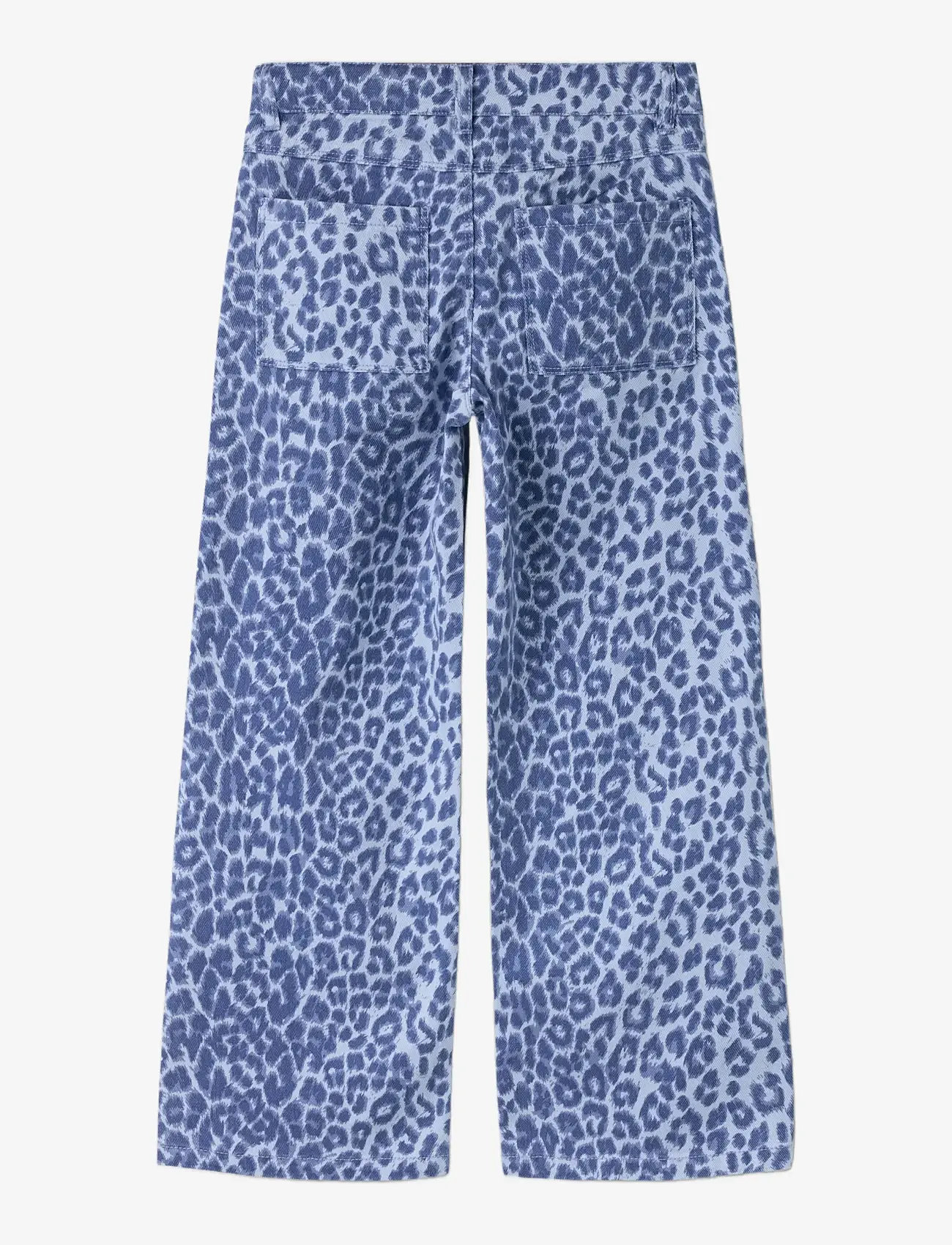 name it - NKFROSE WIDE LEO TWILL PANTS 4002-TD F - laia säärega teksad - purple impression - 1