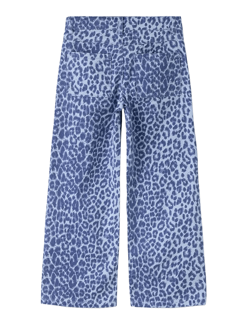 name it - NKFROSE WIDE LEO TWILL PANTS 4002-TD F - laia säärega teksad - purple impression - 1
