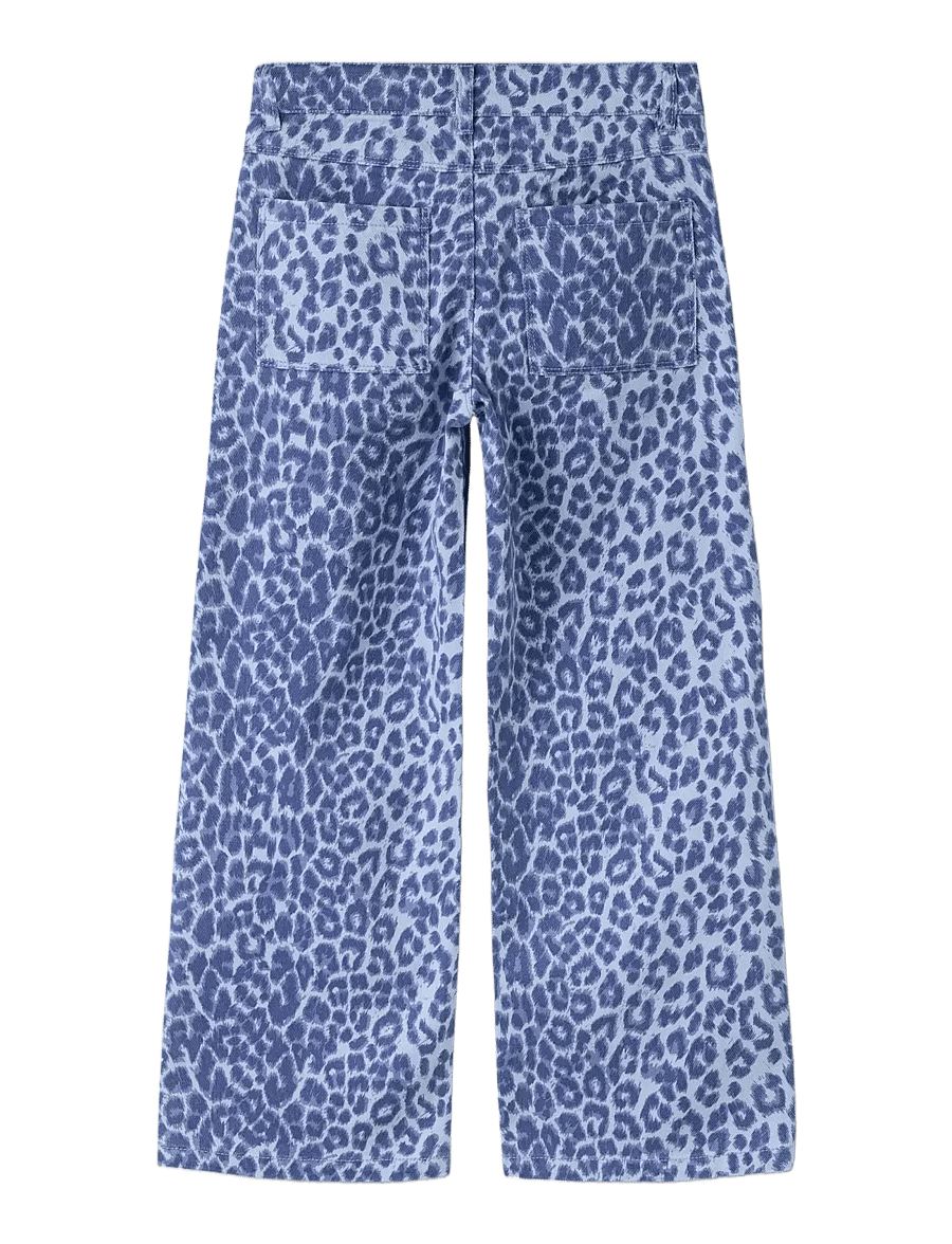 name it - NKFROSE WIDE LEO TWILL PANTS 4002-TD F - laia säärega teksad - purple impression - 1