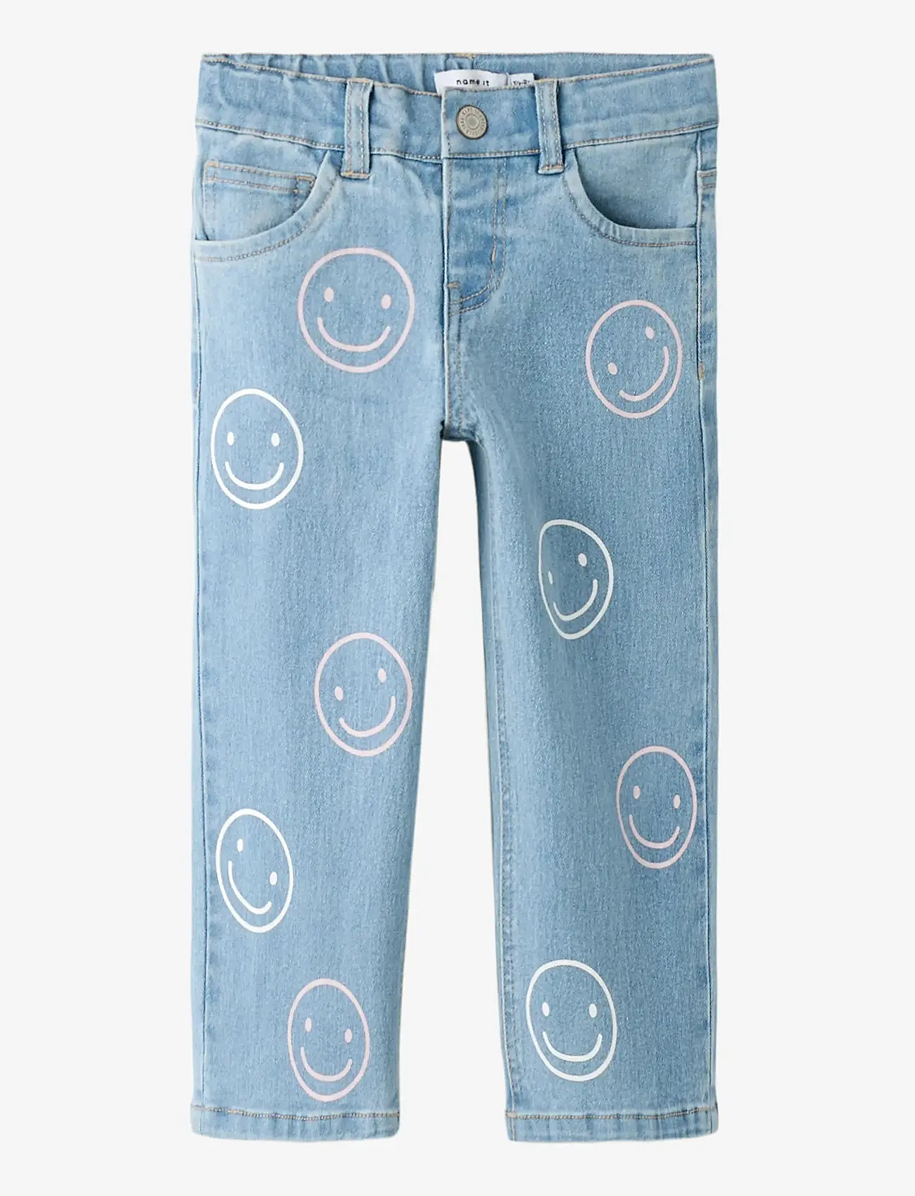 name it - NMFROSE WIDE JEANS 5524-YA O - hosen mit weitem bein - light blue denim - 0