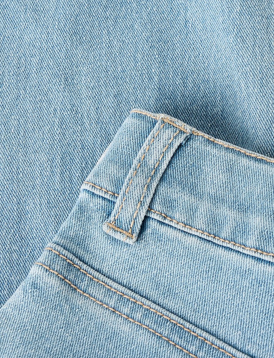 name it - NMFROSE WIDE JEANS 5524-YA O - vida jeans - light blue denim - 4