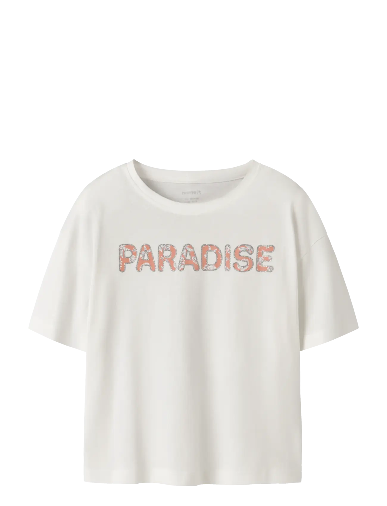 name it NKFVONAYA SS RLX TOP NOOS - Tøj - CLOUD DANCER / cream